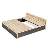 Дерев'яна пісочниця з кришкою EXIT Aksent 136 x 132 см